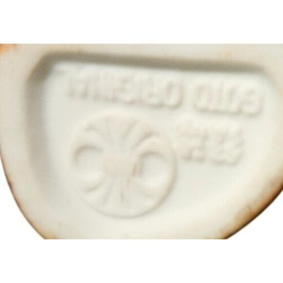 Vintage Antique Hachiro Goto Original Porcelain Chickadee Bird Figurine Japan 5" - Picture 8 of 10